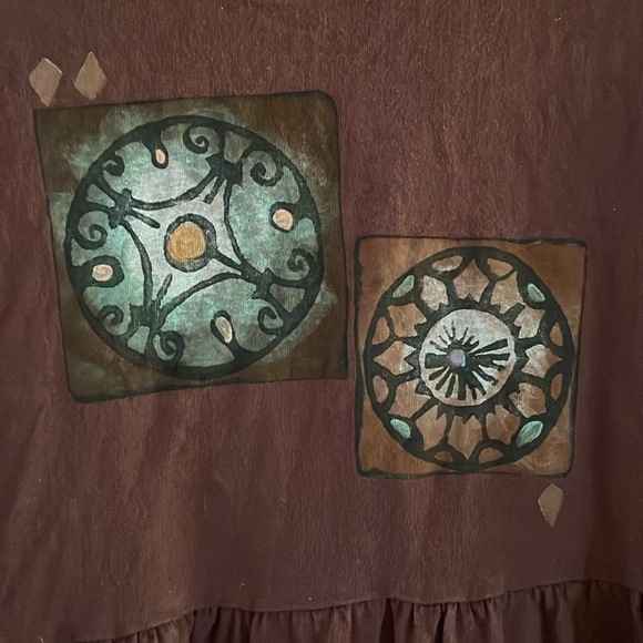 Bluefish Extravaganza Hand painted Art to Wear Jumper XL - Picture 2 of 5